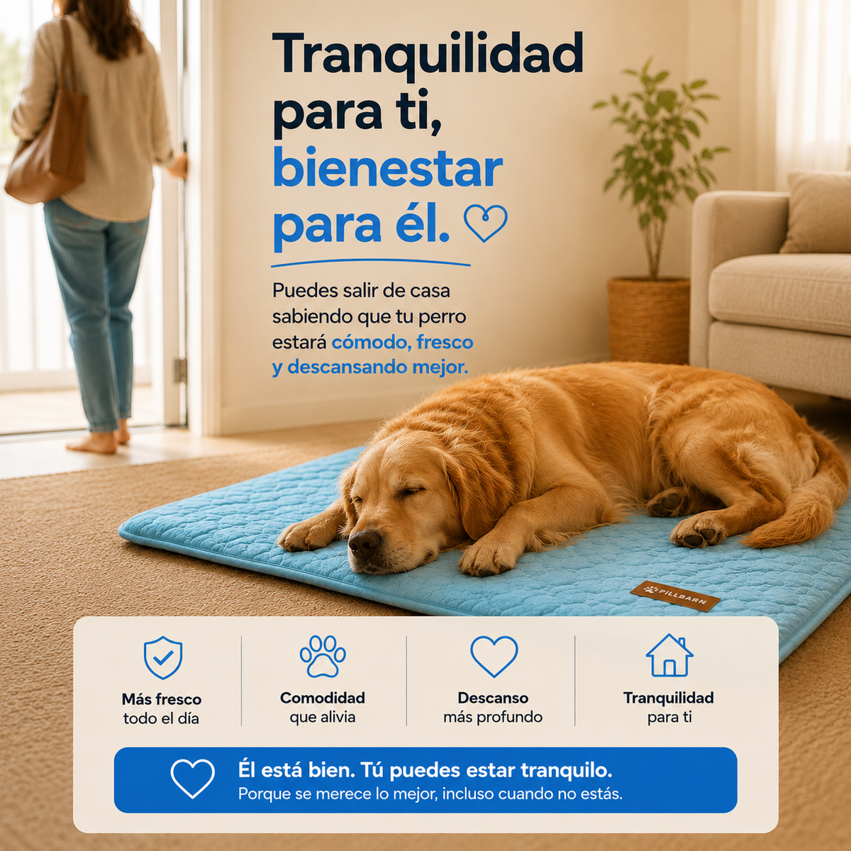 🐾 Spalvio™ Alfombra Refrescante para Mascotas