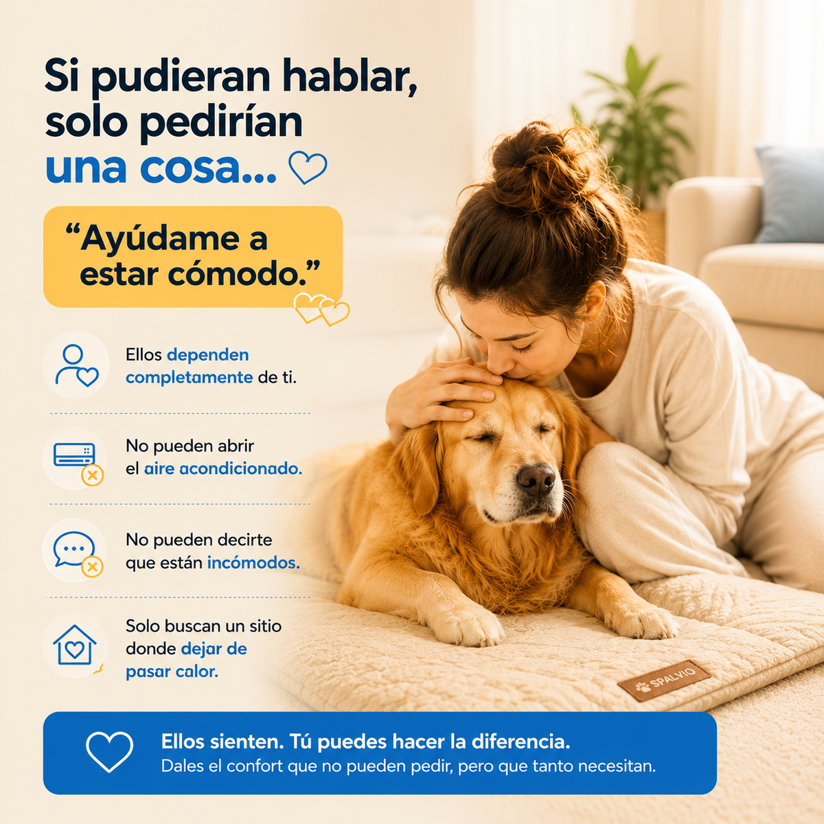 🐾 Spalvio™ Alfombra Refrescante para Mascotas