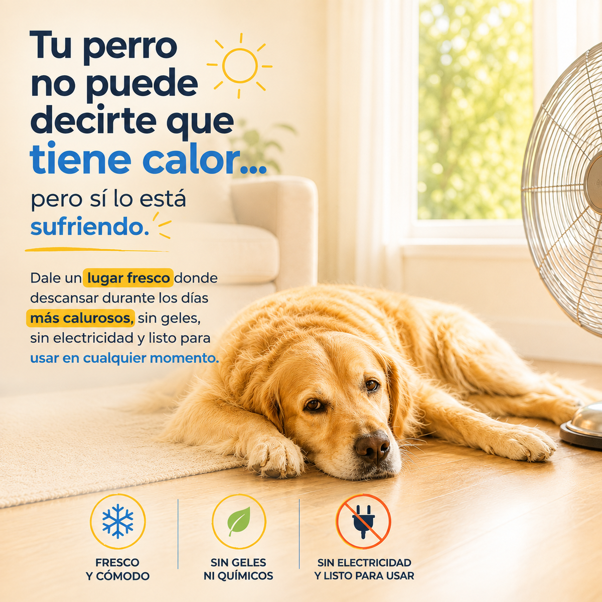 🐾 Spalvio™ Alfombra Refrescante para Mascotas